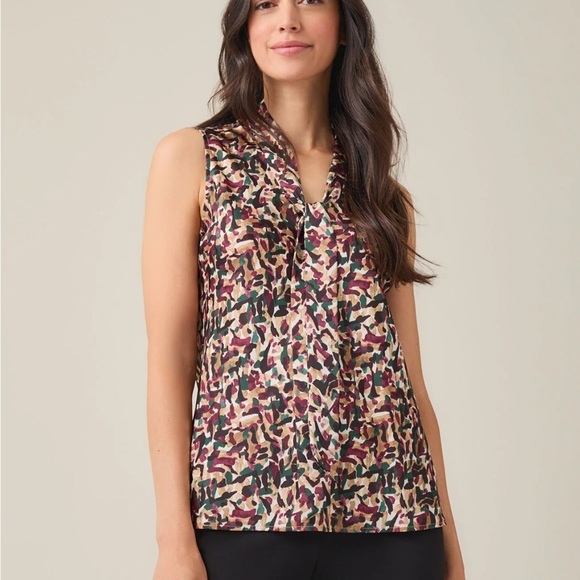 Kasper Audrey Blouse, Satin - Picture 1 of 5